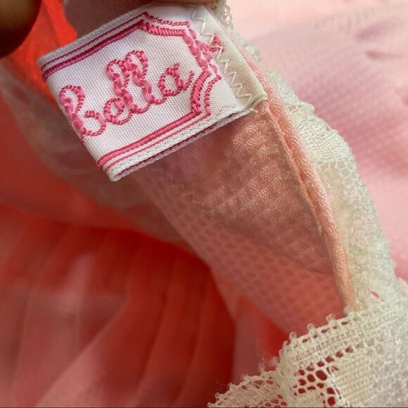 CasaBella Pink Lace Trim Full Zip Long Sleeve Night Gown Pajama Robe Dress XL - Picture 13 of 15